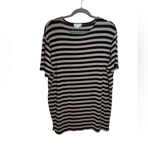 Frazier Lawrence Vintage Metallic Striped Tee